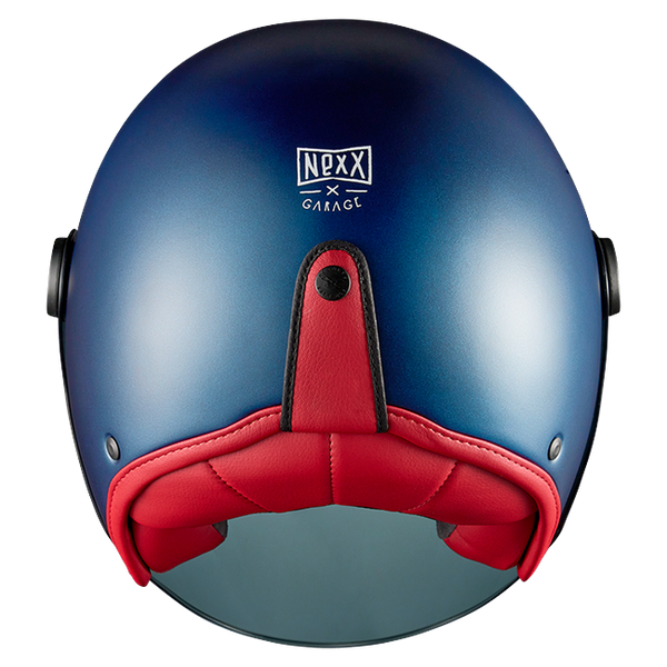 Nexx X.G30 Svelto Turquoise Blue MT Jet Helmet – rear view