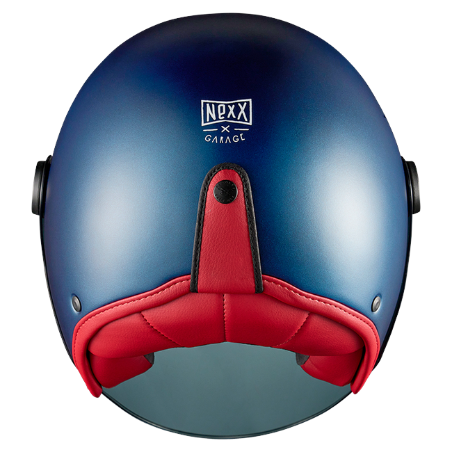 Nexx X.G30 Svelto Turquoise Blue MT Jet Helmet – rear view