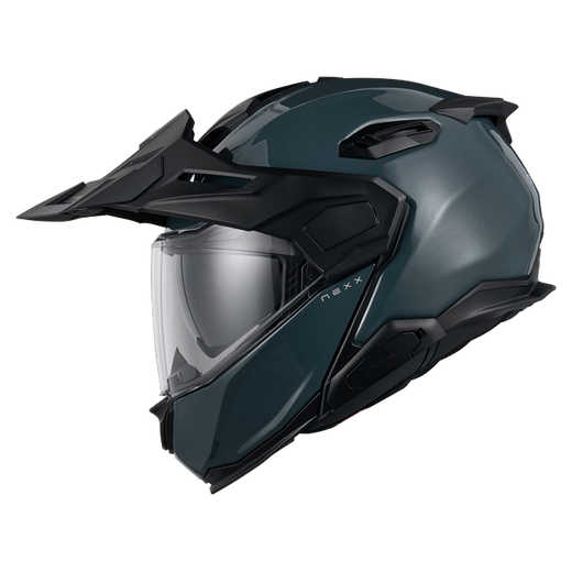 Nexx X.LIFECOUNTRY Plain Wild Blue Adventure Flip-Up Helmet