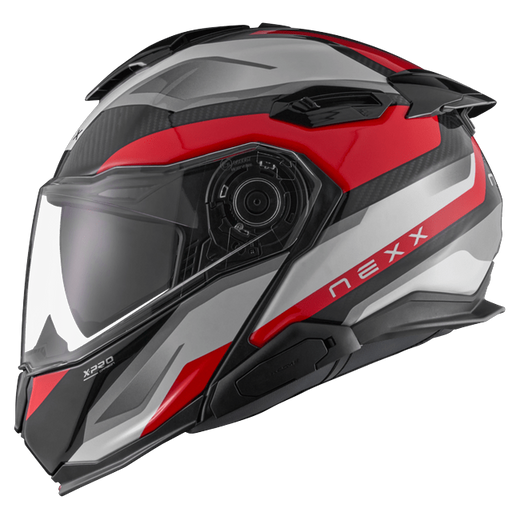 Nexx X.LIFETOUR Pro Mile White Red Touring Flip-Up Helmet