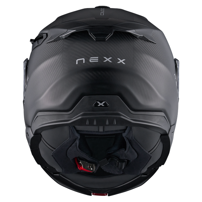 Nexx X.LIFETOUR Zero Pro Carbon Touring Flip-Up Helmet – rear view