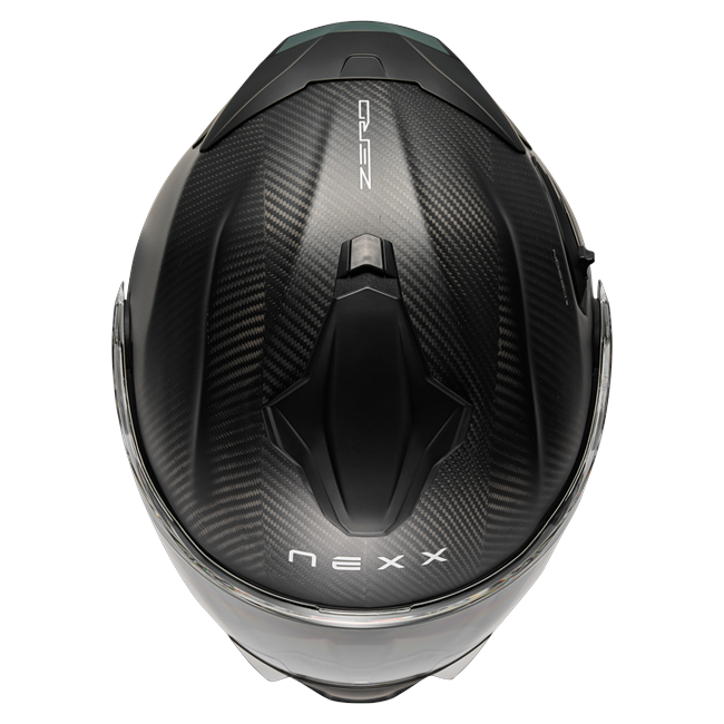 Nexx X.LIFETOUR Zero Pro Carbon Touring Flip-Up Helmet – top view