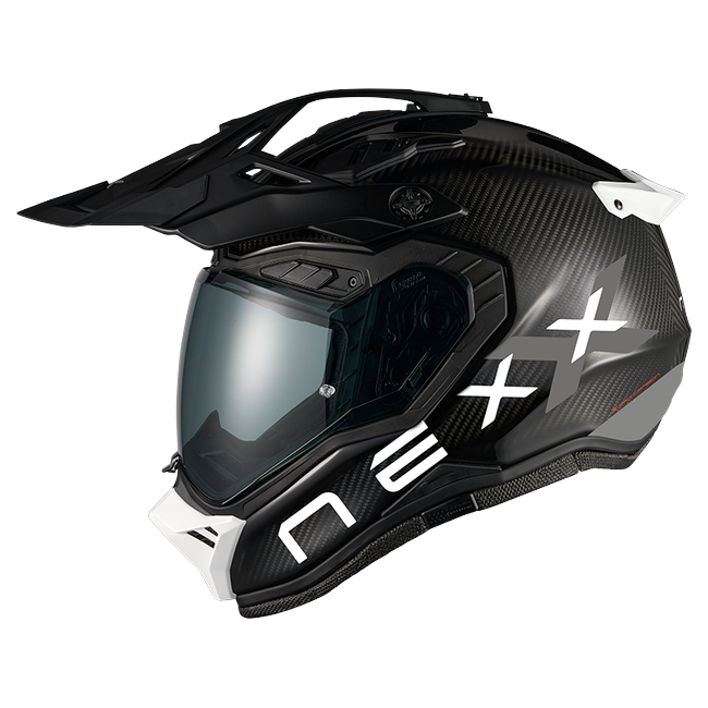 Nexx X.RALLY FIM Racing #2 Carbon White Adventure Helmet – side view