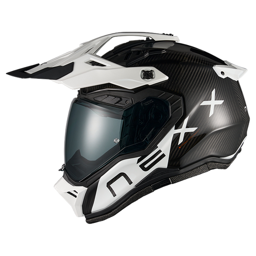 Nexx X.RALLY Gravix Carbon White Adventure Helmet