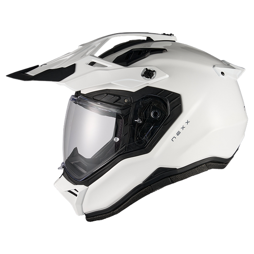 Nexx X.RALLY Plain White Adventure Helmet