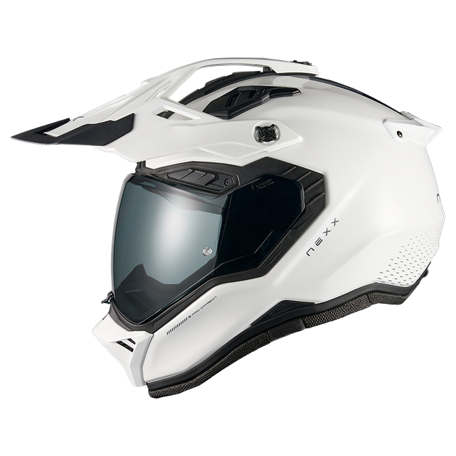 Nexx X.RALLY PRO Carbon White Adventure Helmet – side view