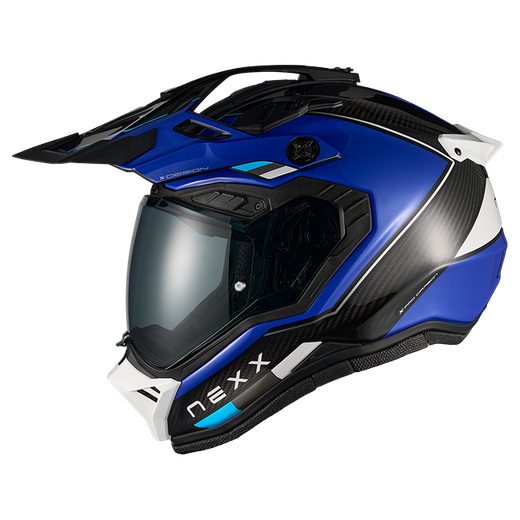 Nexx X.RALLY Raid Blue White Adventure Helmet
