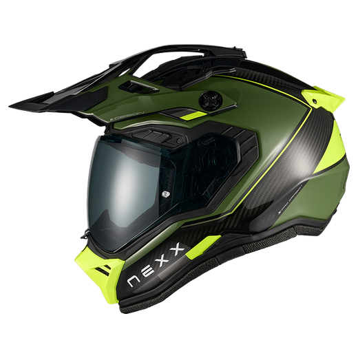 Nexx X.RALLY Raid Green Neon Adventure Helmet