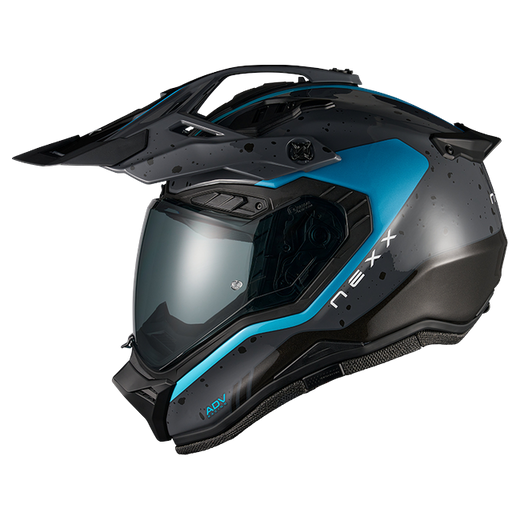 Nexx X.RALLY YUMA Grey Blue Adventure Helmet