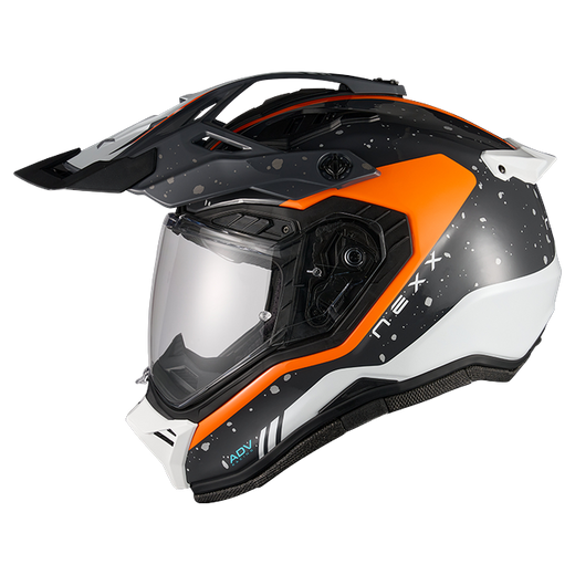 Nexx X.RALLY YUMA Grey Orange Adventure Helmet