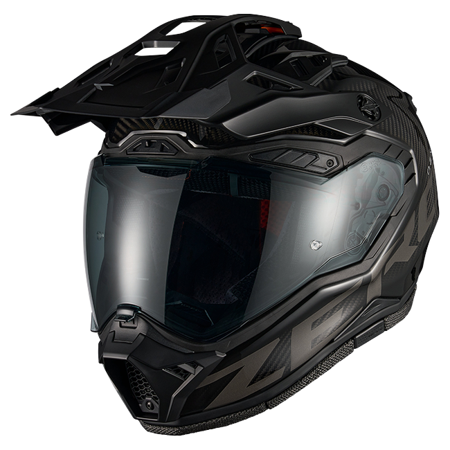 Nexx X.RALLY Zero Pro Carbon Adventure Helmet – front three-quarter view