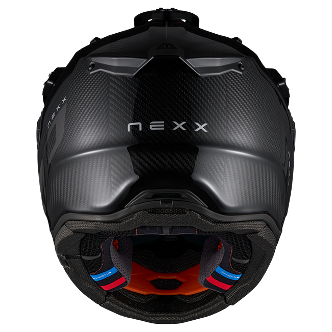 Nexx X.RALLY Zero Pro Carbon Adventure Helmet – rear view