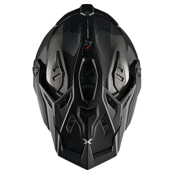 Nexx X.RALLY Zero Pro Carbon Adventure Helmet – top view