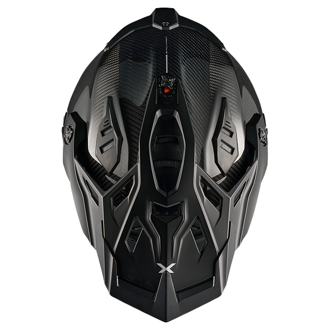 Nexx X.RALLY Zero Pro Carbon Adventure Helmet – top view