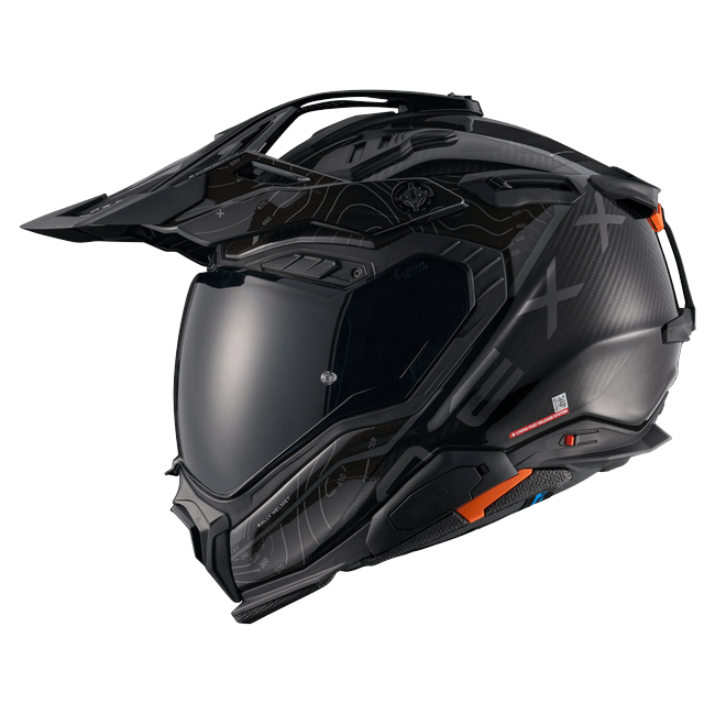 Nexx X.WED3 FURKA Black Grey Adventure Helmet – side view