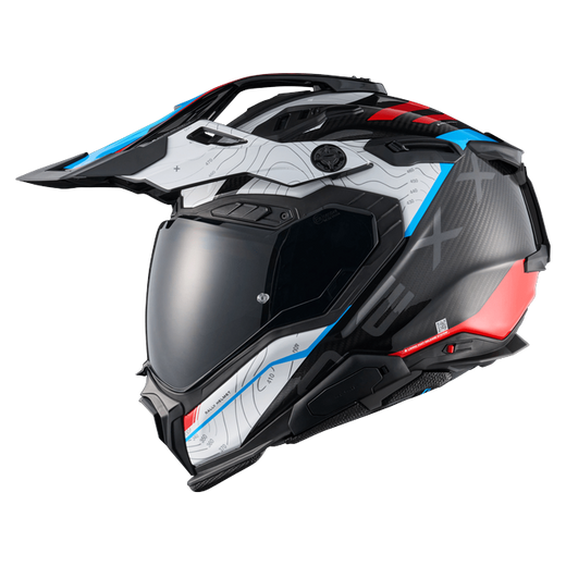 Nexx X.WED3 FURKA Red Blue Adventure Helmet