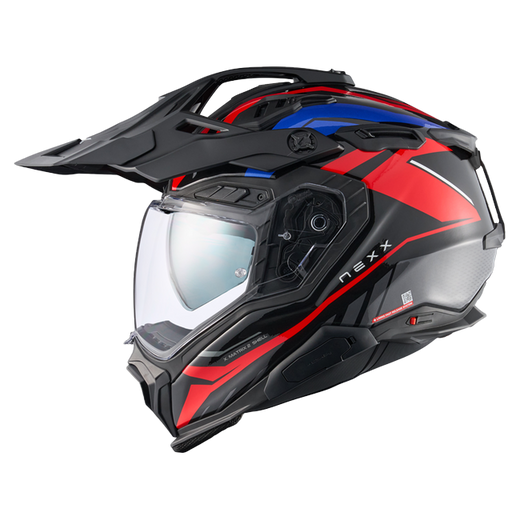 Nexx X.WED3 GOBI Red Blue Adventure Helmet