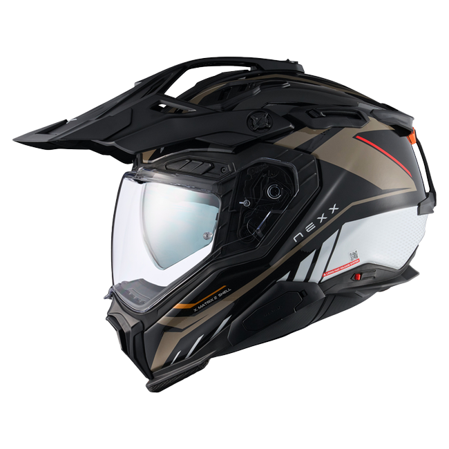 Nexx X.WED3 GOBI Sand White Adventure Helmet – side view