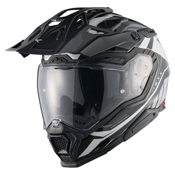 Nexx X.WED3 GOBI White Grey Adventure Helmet – front three-quarter view
