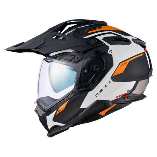 Nexx X.WED3 KEYO White Orange Adventure Helmet