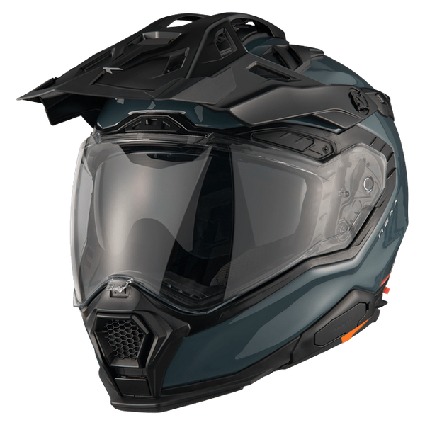 Nexx X.WED3 Wild Pro Grey Adventure Helmet – front three-quarter view