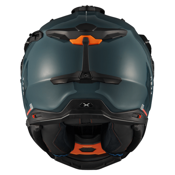 Nexx X.WED3 Wild Pro Grey Adventure Helmet – rear view