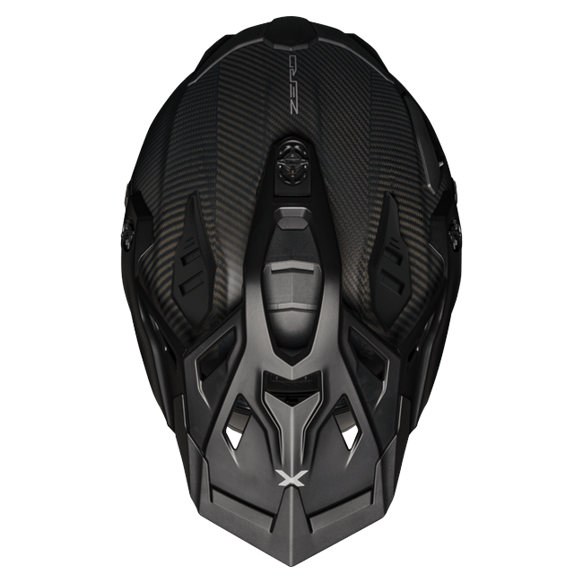 Nexx X.WED3 Zero Pro Carbon Adventure Helmet – top view