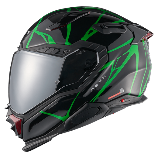 Nexx X.WST3 B-Side Black Green Street Helmet