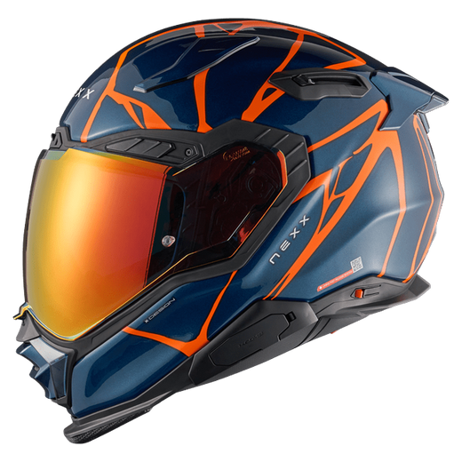 Nexx X.WST3 B-Side Blue Teal Orange Street Helmet