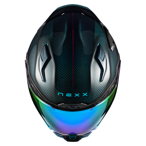 Nexx X.WST3 Hadal Carbon Street Helmet – top view