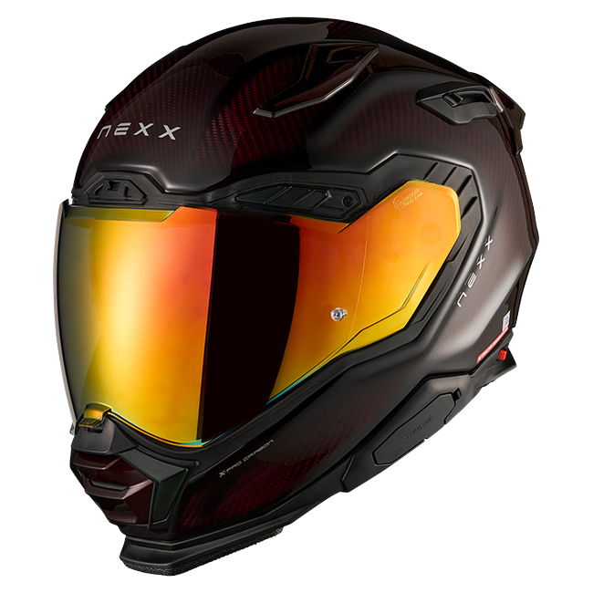 Nexx X.WST3 Lava Carbon Street Helmet – front three-quarter view