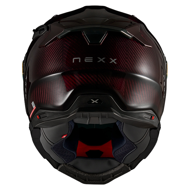 Nexx X.WST3 Lava Carbon Street Helmet – rear view
