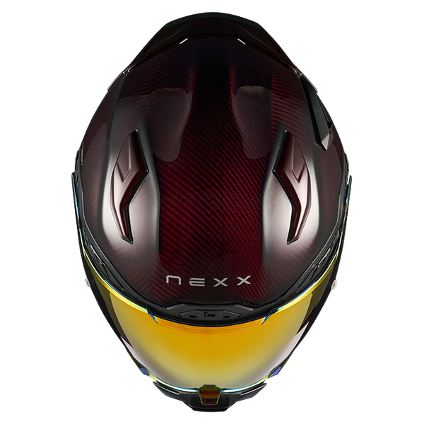 Nexx X.WST3 Lava Carbon Street Helmet – top view