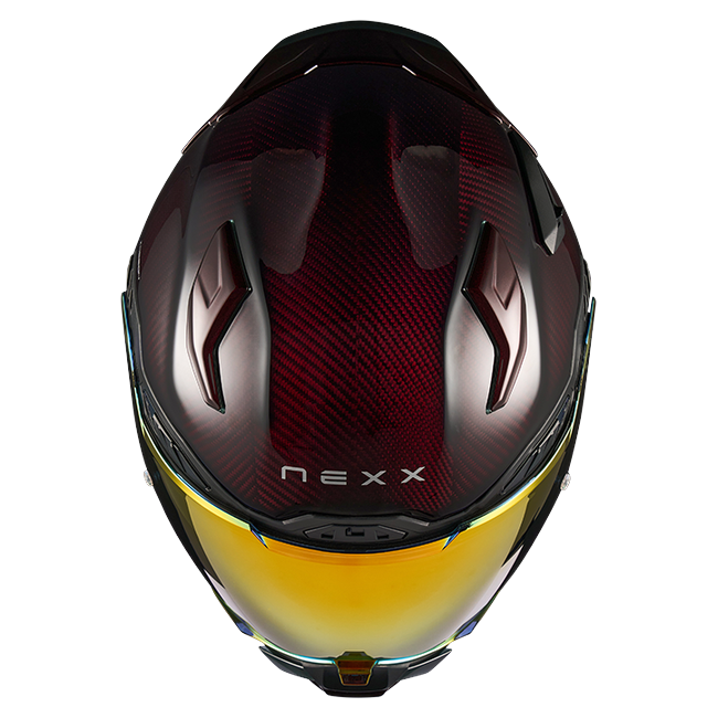 Nexx X.WST3 Lava Carbon Street Helmet – top view