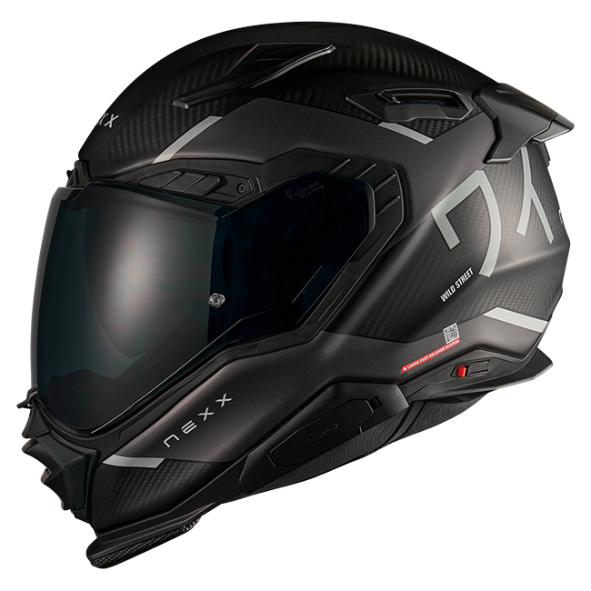 Nexx X.WST3 Manga Grey Black Street Helmet – side view