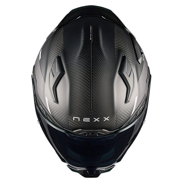 Nexx X.WST3 Manga Grey Black Street Helmet – top view