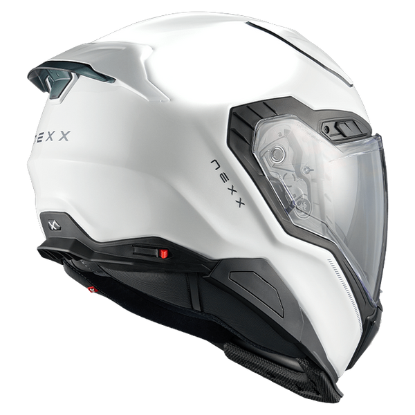 Nexx X.WST3 Plain White Pearl Street Helmet – rear view