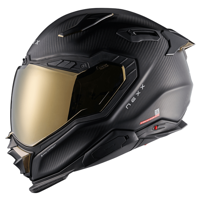 Nexx X.WST3 Zero Pro Carbon Gold Street Helmet – side view