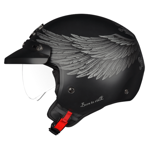 Nexx Y.10 Eagle Rider Black Grey MT Jet Helmet