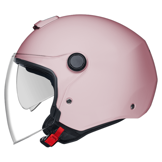 Nexx Y.10 Plain Pastel Pink Jet Helmet – side view