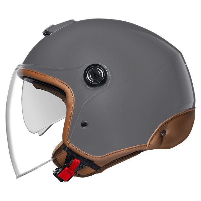 Nexx Y.10 Sunny Titanium Camel Jet Helmet – side view