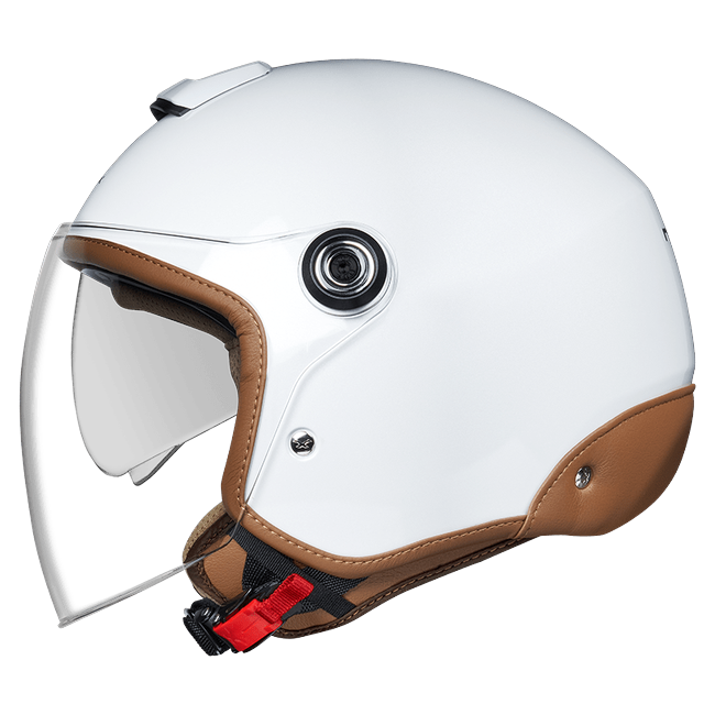 Nexx Y.10 Sunny White Camel Jet Helmet – side view