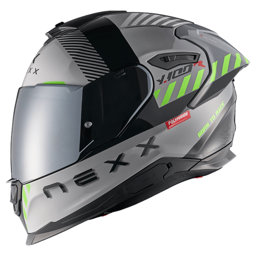Nexx Y.100R Fade Grey Black Full-Face Helmet