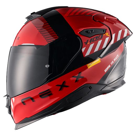 Nexx Y.100R Fade Red Black Full-Face Helmet