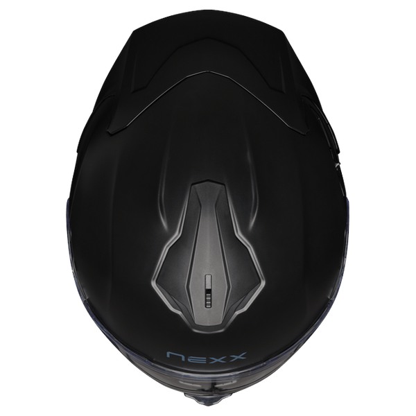 Nexx Y.100R Fullblack Black MT Full-Face Helmet – top view