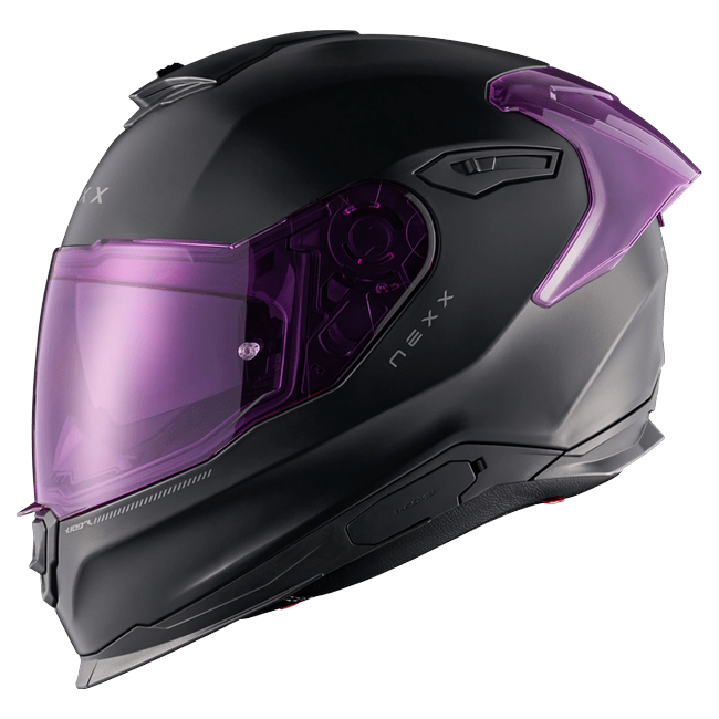 Nexx Y.100R Subsonic Black Pink MT Full-Face Helmet – side view