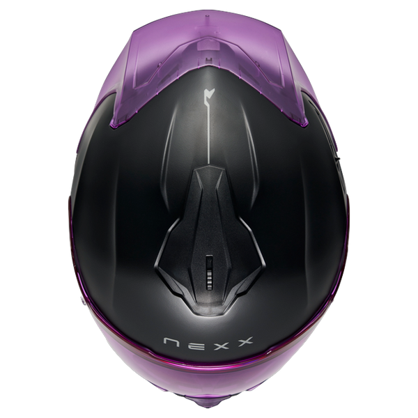 Nexx Y.100R Subsonic Black Pink MT Full-Face Helmet – top view