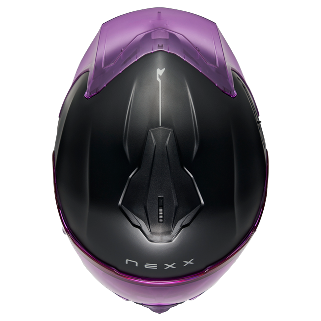 Nexx Y.100R Subsonic Black Pink MT Full-Face Helmet – top view