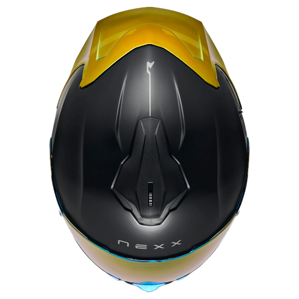 Nexx Y.100R Subsonic Black Red MT Full-Face Helmet – top view