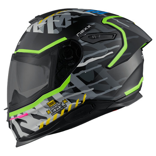 Nexx Y.100R Urbangram Black MT Full-Face Helmet